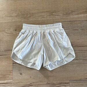 Lululemon Tracker Women's White Athletic Shorts